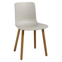 Vitra HAL Chair Warm Grey / Light Oak